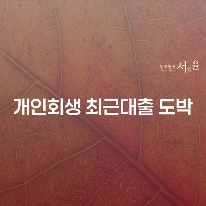 토토빚 해결 개인회생으로 해결 신청절차에