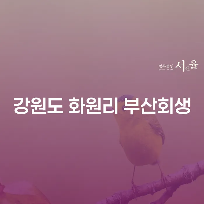 강원도 화원리에서 부산회생과 채무부존재확인서를 통해 새로운 삶을 시작하시겠습니까?